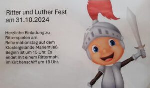 Mehr über den Artikel erfahren Ritter und Luther Fest